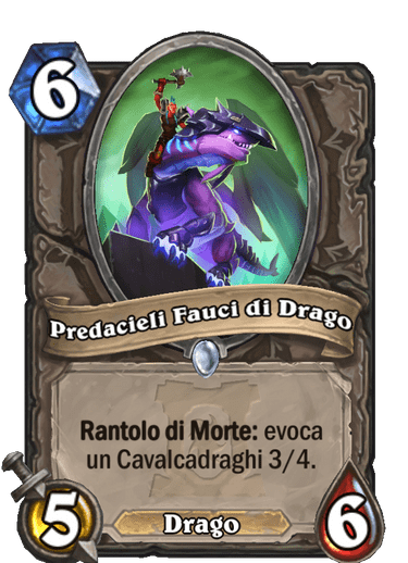 ceneri predatore fauci drago